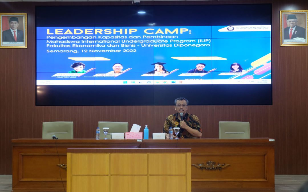 Leadership Camp: Pengembangan Kapasitas dan Pembinaan Mahasiswa IUP Fakultas Ekonomika dan Bisnis Universitas Diponegoro