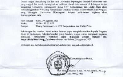 Undangan Workshop Mahasiswa